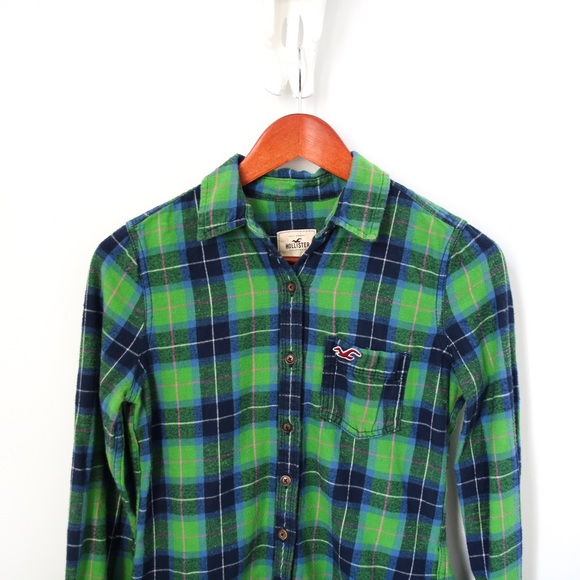 Hollister Plaid Flannel Shirt - Picture 5 of 7